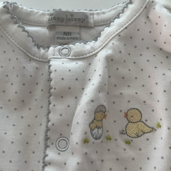 Kissy Kissy Set Footies Top And Pants 0-3m - Picture 3 of 7